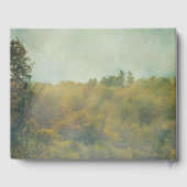 Livre D'or Célébration de la vie des cerfs de forêt rustique (Verso)