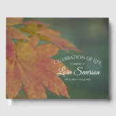 Livre D'or Célébration de la vie en Feuille (Recto)