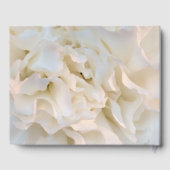 Livre D'or Célébration de la vie en fleurs blanches (Verso)