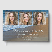 Livre D'or Célébration de la vie mémorial Keepsaké photo (Recto)