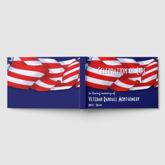 Livre D'or Célébration De La Vie Rouge Blanc Bleu Bleu (Complet)