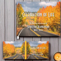 Célébration de la vie Scène au bord de la route d'
