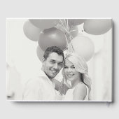 Livre D'or Célébration de l'amour noir Script Mariage photo (Verso)