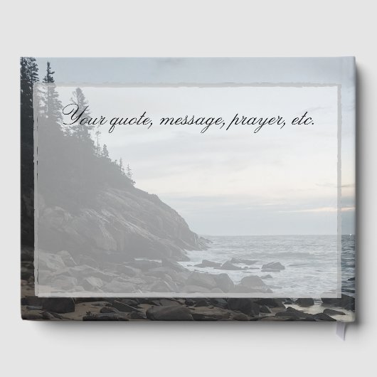 Livre D'or Célébration du monument funéraire côtier de Life (Verso)