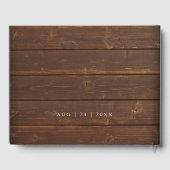 Livre D'or Chaîne de pot Mason rustique éclaire laBrideBarefo (Verso)