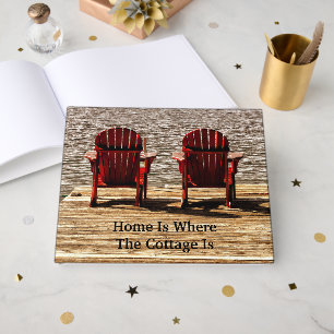 Livre D'or Chaises Adirondack de plage Marron Rustique Cottag