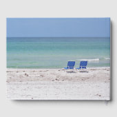 Livre D'or Chaises sur le Beach Guest Book (Verso)