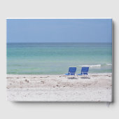 Livre D'or Chaises sur le Beach Guest Book (Verso)