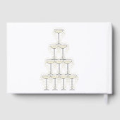 Livre D'or Champagne Glasses Simple Wedding (Verso)