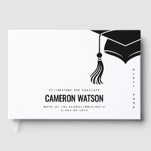 Livre D'or Chapeau minimaliste moderne et remise des diplômes