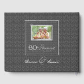 Livre D'or Charbon 60ème Anniversaire du Diamant avec Photo (Verso)