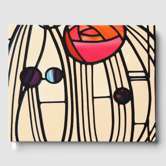 Livre D'or Charles Rennie Mackintosh Vitrail (Recto)