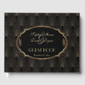 Livre D'or Charm Great Gatsby 20s Art Déco Mariage (Recto)