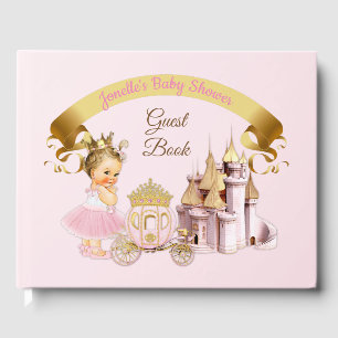 Livre D'or Château de Princesse Royale Carrosse Rose Or Fille