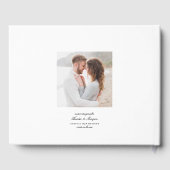 Livre D'or Chatham Bars Inn Cape Cod Mariage (Verso)