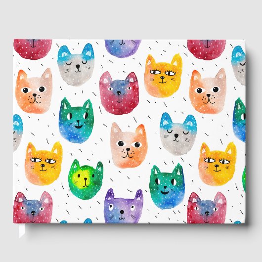 Livre D'or Chats aquarelles et amis (Recto)