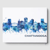 Livre D'or Chattanooga Tennessee Skyline Blue (Verso)