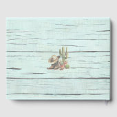 Livre D'or Chaussures de style western rustique turquoise Cha (Verso)