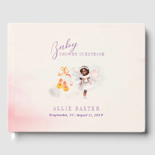 Livre D'or Chaussures Rose Cute Baby shower Fairy Dust Girl