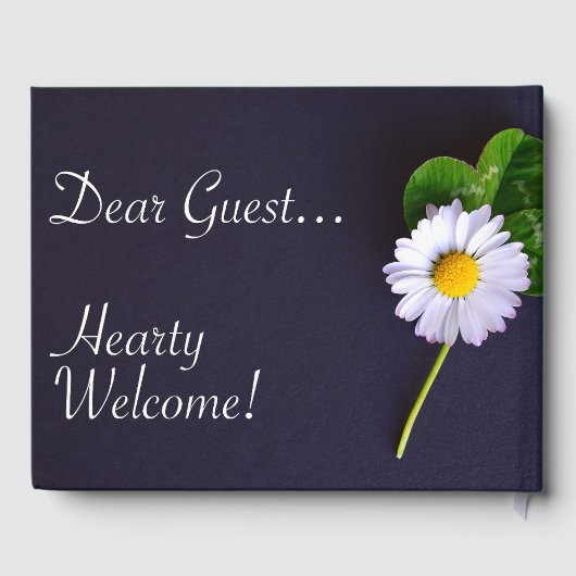 Livre D'or Cher invité - Accueil chaleureux (Verso)