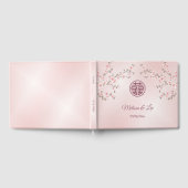 Livre D'or Cherry Blossom Dusty Mariage chinois rose (Complet)