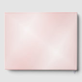 Livre D'or Cherry Blossom Dusty Mariage chinois rose (Verso)