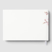 Livre D'or Cherry Blossom Pink White Wedding (Verso)
