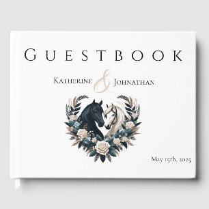 Livre D'or Chevaux de mariage campagnard en amour