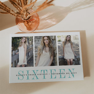 Livre D'or Chic Aqua et Sweet sixteen blanc