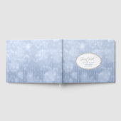 Livre D'or Chic Bleu Satin Look Quinceañera (Complet)