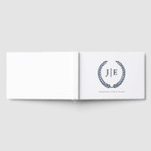 Livre D'or Chic Elegant Wreath Monogram Wedding (Complet)