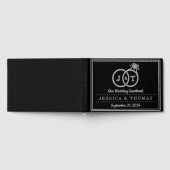 Livre D'or Chic Faux Argent Huile Monogramme Mariage Cercles (Complet)