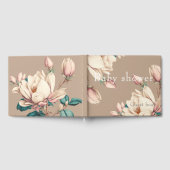 Livre D'or chic magnolia floral (Complet)