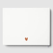 Livre D'or Chic Mariage d'aquarelle Annapolis Maryland (Verso)