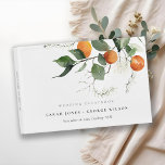 Livre D'or Chic Rustic Boho Orange Blossom Mariage Botanique<br><div class="desc">Pour toute autre personnalisation ou tout autre élément correspondant,  n'hésitez pas à me contacter à l'adresse yellowfebstudio@gmail.com</div>