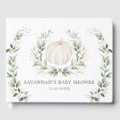 Livre D'or Chute douce Citrouille verdure Or Neutral bébé (Recto)