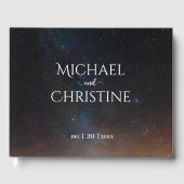 Livre D'or Ciel nocturne mariage sous les étoiles (Recto)