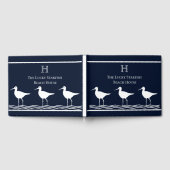 Livre D'or Citernes de sable de la marine nautique Monogramme (Complet)