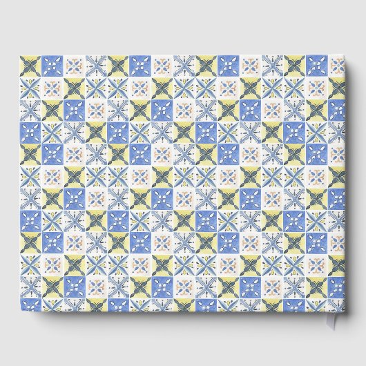 Livre D'or Citron Grove Rustique Italien Mariage à thème (Verso)