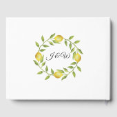 Livre D'or Citrons doux et Mariage vert (Verso)