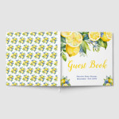 Livre D'or Citrus Lemon Mediterranean Baby Shower (Complet)