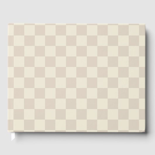 Livre D'or Clair Brown et blanc cassé (Recto)