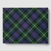 Livre D'or Clan MacKenzie Tartan Carreaux Violet Vert (Verso)