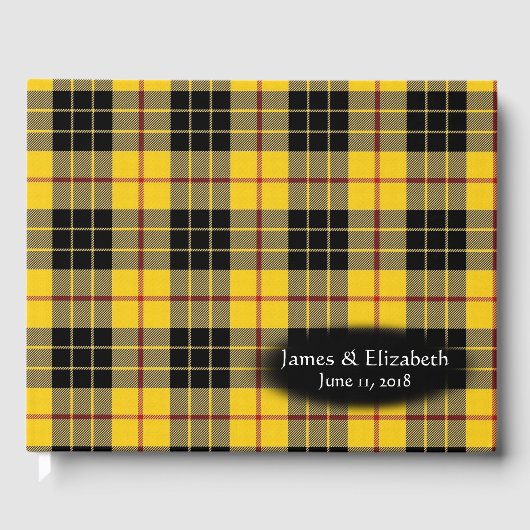 Livre D'or Clan MacLeod de Lewis Tartan Mariage (Recto)