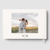 Livre D'or Classic Elegant Photo Wedding (Verso)