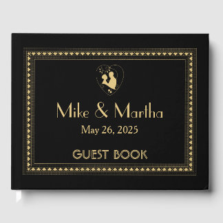 Livre D'or Classic Vintage Great Gatsby Art Déco Mariages Gue