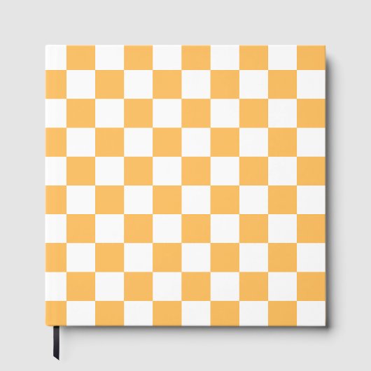 Livre D'or Classic visual peach checkerboard  (Recto)