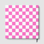 Livre D'or Classic visual pink checkerboard  (Verso)