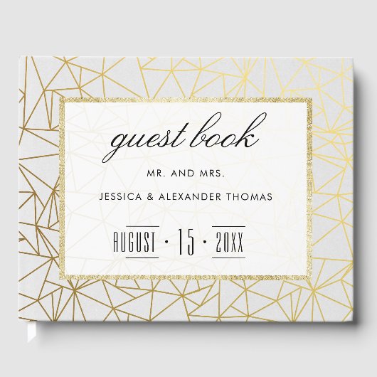 Livre D'or Classy Gold et Mariage blanc (Recto)
