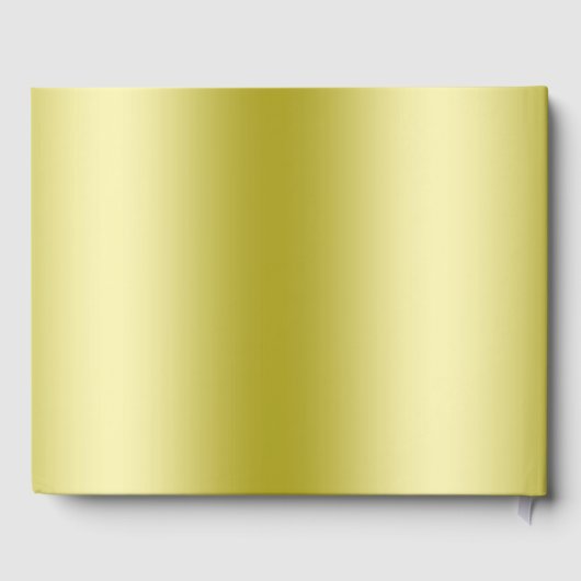 Livre D'or Classy Gold Parties scintillant & Cercles Mariages (Verso)